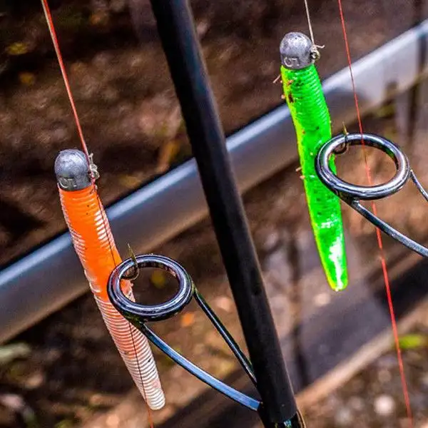 Budget 🔔 Korum Snapper Squirmz, Schwimmender Gummiköder ❤️ – Bild 3